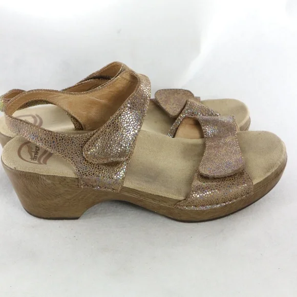 Dansko 'Sonnet' Carnivale Leather Sandal Sz 41 EUR 10.5-11 US - Picture 7 of 8